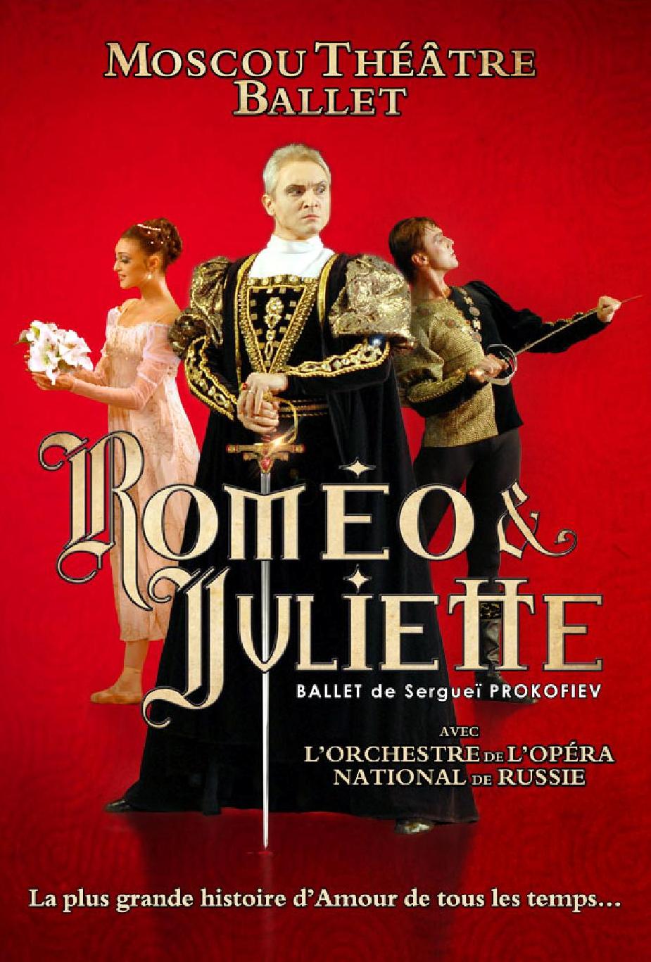 Affiche. Roméo et Juliette. Ballet en 3 actes. Forest National. 2014-01-26